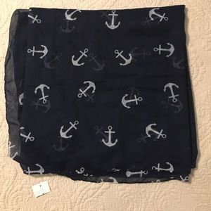 Scarf / wrap with anchor pattern, from Greece